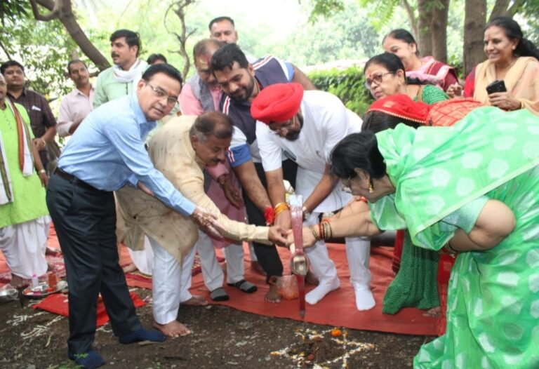 विधायक कुलदीप सिंह जुनेजा ने किया 5लाख के सामुदायिक भवन का भूमिपूजन