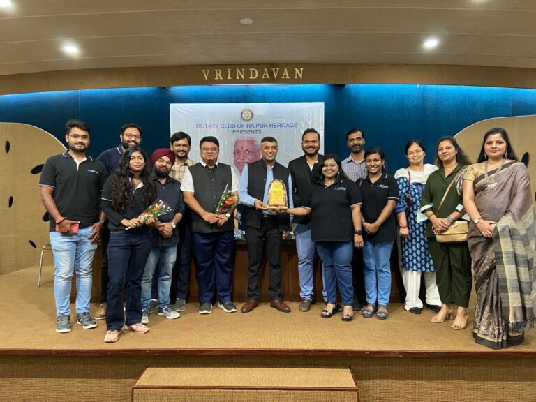 रोटरी क्लब द्वारा टेकमेंट को ‘जसराज बरडिया एक्सीलेंस पुरस्कार’ से सम्मानित किया गया