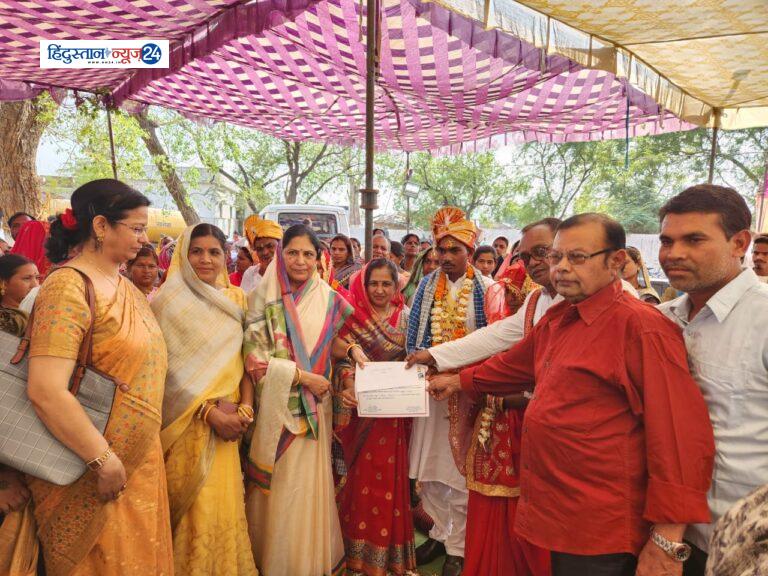 मुख्यमंत्री कन्या विवाह योजना गरीब परिवार के लिए संजीवनी :- अनिता योगेन्द्र शर्मा