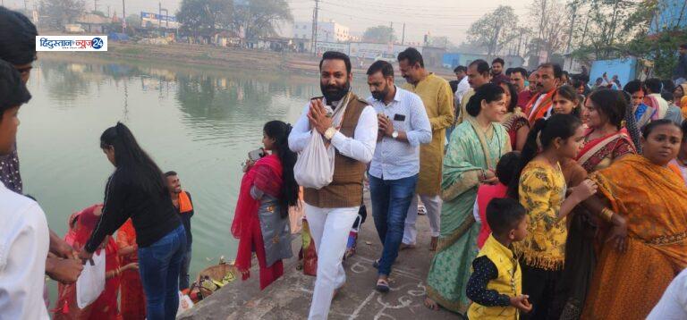 करणी सेना परिवार द्वारा भव्य चैत्र छठ महापर्व का आयोजन संपन्न