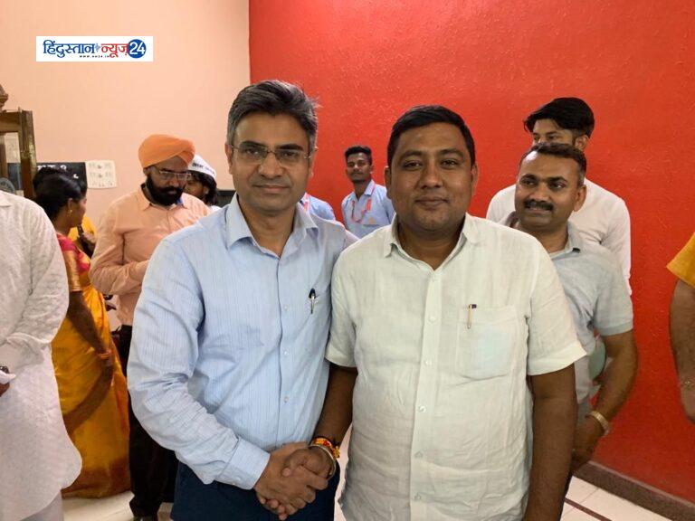 आम आदमी पार्टी एस .सी विंग के ज़िला अध्यक्ष बने परमानंद जांगड़े