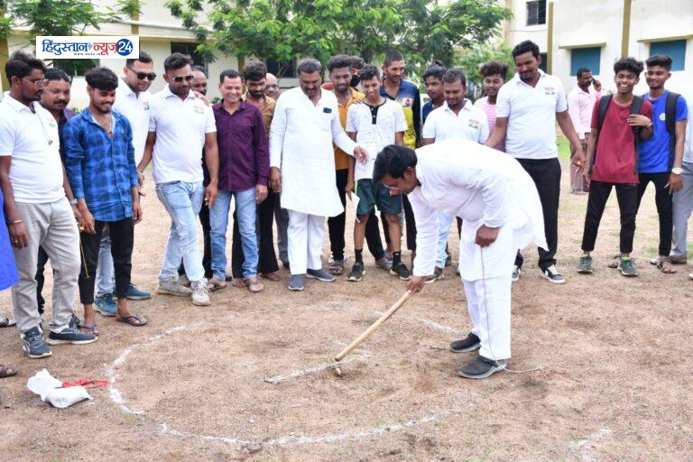 ग्रामीण विधानसभा में विधायक सत्यनारायण शर्मा ने की छत्तीसगढ़िया ओलंपिक का शुभारंभ