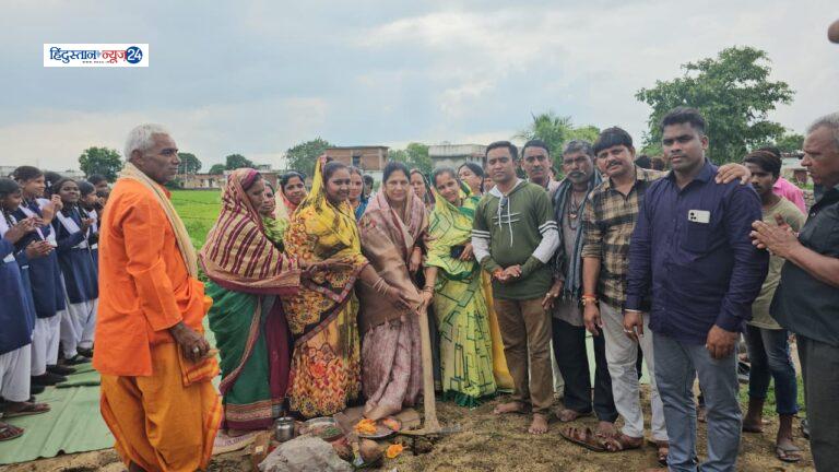 ग्राम पंचायत मुरा में विधायक अनिता योगेंद्र शर्मा ने किया 68 लाख के विकास कार्यों का भूमिपूजन…..