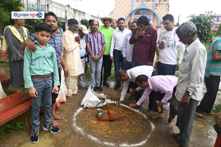 सामाजिक संगठनों व आम नागरिकों की मांगों के अनुरूप हुआ निर्माण कार्यों का भूमि पूजन