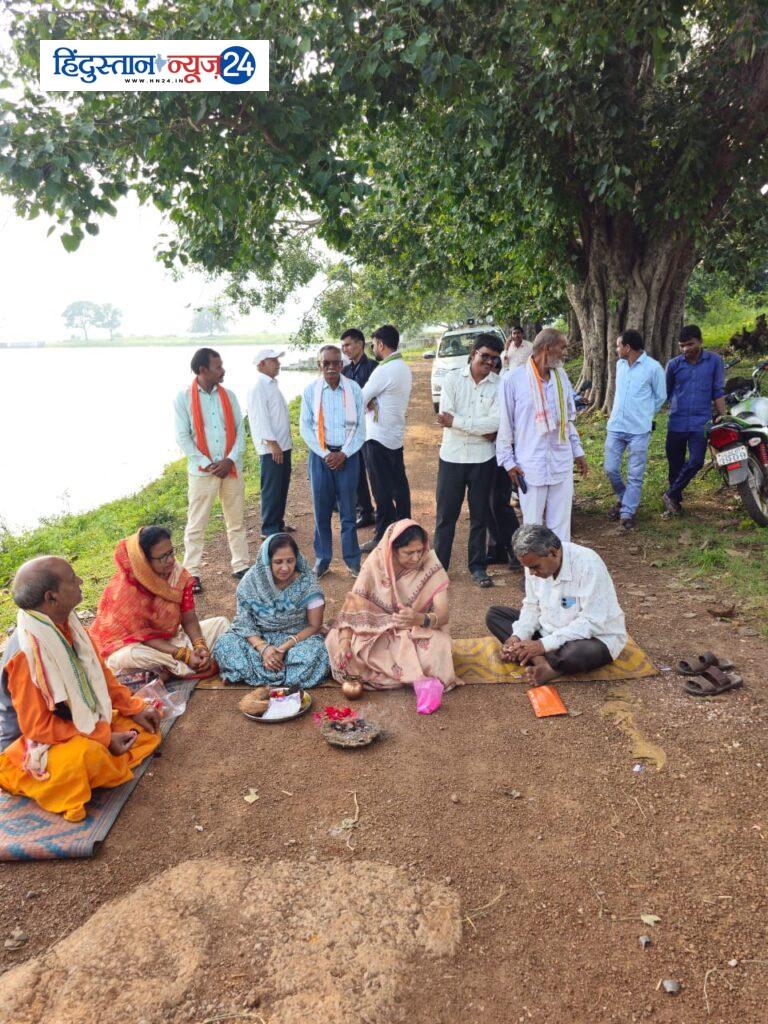 धरसीवां विधायक अनिता योगेंद्र शर्मा ने किया 8 करोड़ 8 लाख के विकास कार्यों भूमिपूजन……….