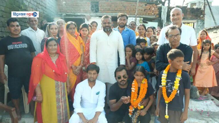 सुशील सन्नी अग्रवाल ने बृज नगर में मंदिर निर्माण का किया भूमि पूजन