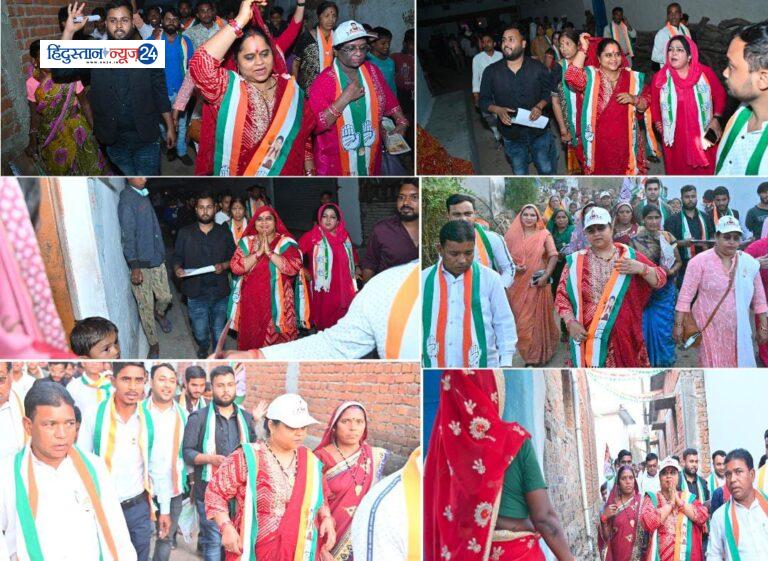 शकुन डहरिया का आरंग विधानसभा में निरंतर सघन जनसंपर्क जारी