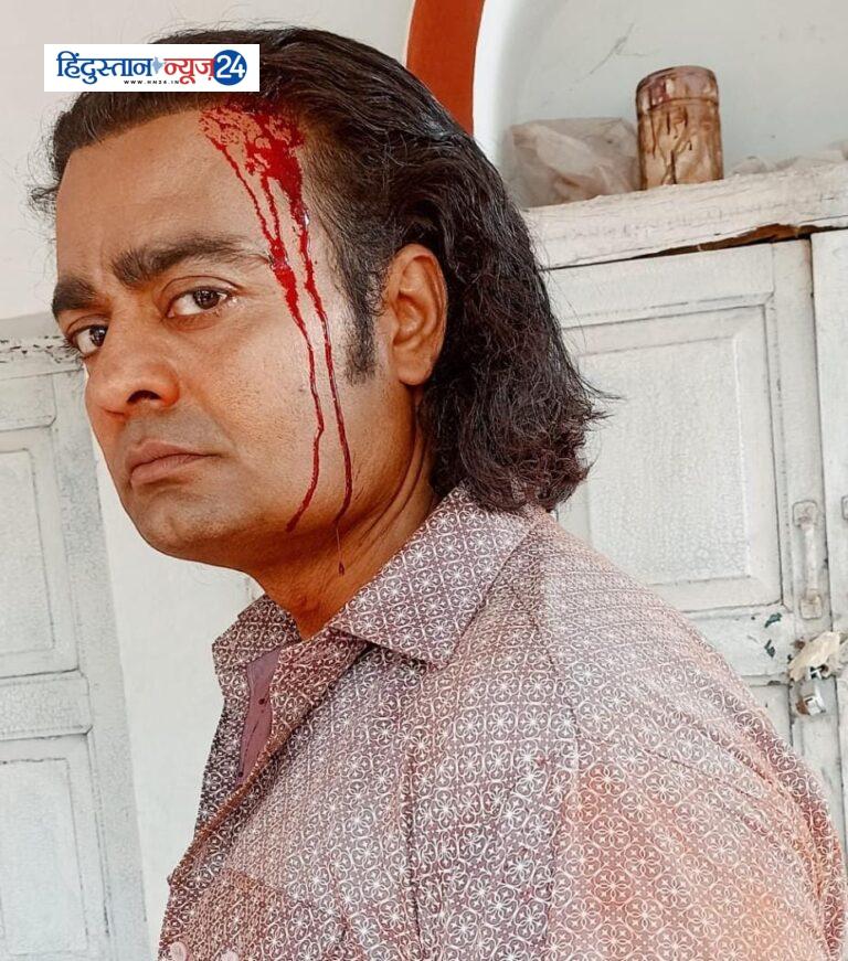 दर्शकों के चहेते बने कलाकार आलोक मिश्रा ” गांव के जीरो शहर मा हीरो” के निगेटिव रोल में ….