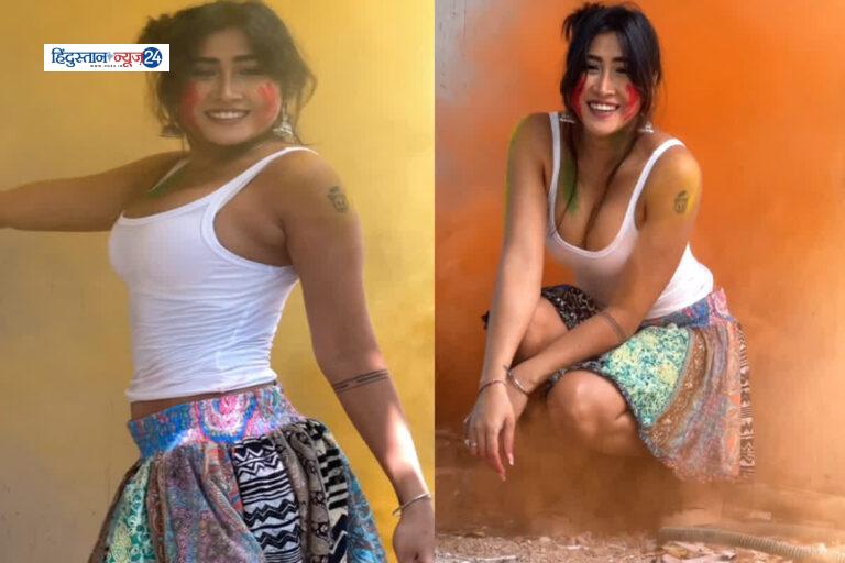 holi hot sofia ansari , हॉट सोफिया अंसारी के होली वीडियो पर 1 घंटे में 95 हजार से ज्यादा लाइक्स …… देखें वीडियो