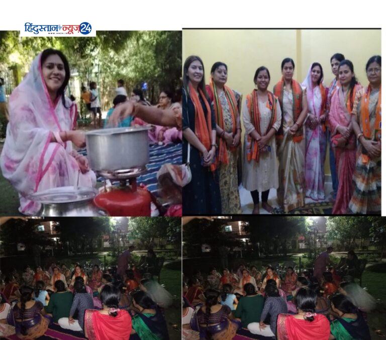 CG BJP : वॉर्ड क्रमांक 14 में रीता पांडेय (जिलामंत्री, महिला मोर्चा, भिलाई) के द्वारा वार्ड  में ” चाय पे चर्चा कार्यक्रम” आयोजित किया गया।