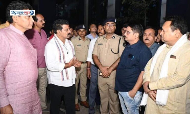 सतनामी समाज की नाराजगी, देर रात घटनास्थल पहुंचे गृहमंत्री विजय शर्मा, निरीक्षण के बाद कही ये बात