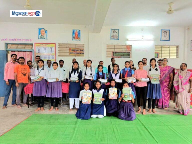 शासकीय हाई स्कूल घटकर्रा में धूमधाम से मनाया गया शाला प्रवेश उत्सव, नवप्रवेशी बच्चों का गुलाल लगाकर किया गया स्वागत