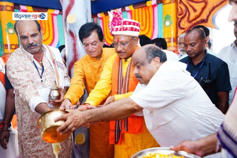 रायपुर : मुख्यमंत्री विष्णु देव साय भगवान जगन्नाथ की रथ यात्रा में हुए शामिल