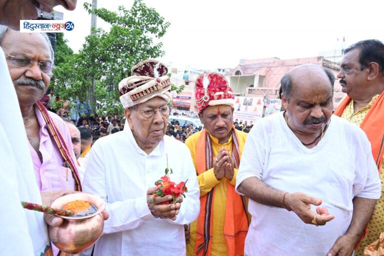 रायपुर : रथयात्रा महोत्सव में शामिल हुए राज्यपाल हरिचंदन