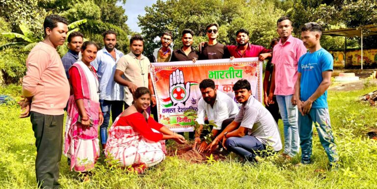 युवा कांग्रेस स्थापना दिवस पर “हसदेव के सम्मान में” जशपुर युकां ने किया पौधरोपण