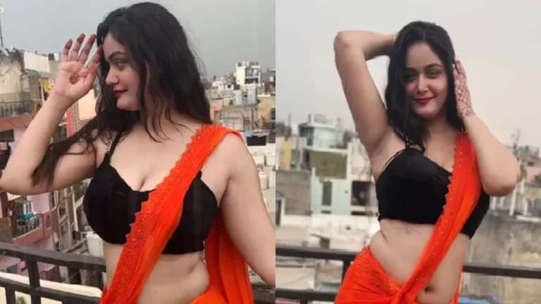 Hot Model Bhabhi , साड़ी में हॉट मॉडल का बोल्ड डांस वीडियो सोशल मीडिया पर वायरल, टीप-टीप बरसा पानी पर सेक्सी अदाओं से किया फैंस को दीवाना