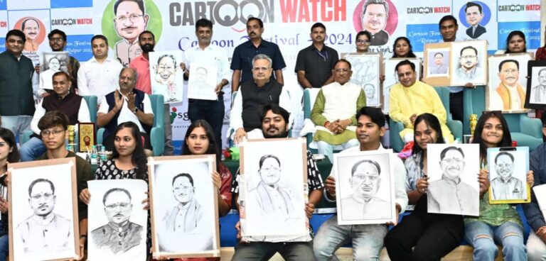 छोटा सा कार्टून कहता है बड़ी बात’ : मुख्यमंत्री साय कार्टून वॉच कार्टून फेस्टिवल-2024 में हुए शामिल