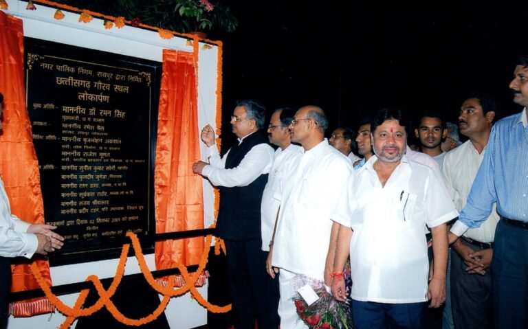 विकसित और सुंदर राजधानी रायपुर बनाने का श्रेय डॉ रमन, बृजमोहन,मूणत और सुनील सोनी को : शिव रतन