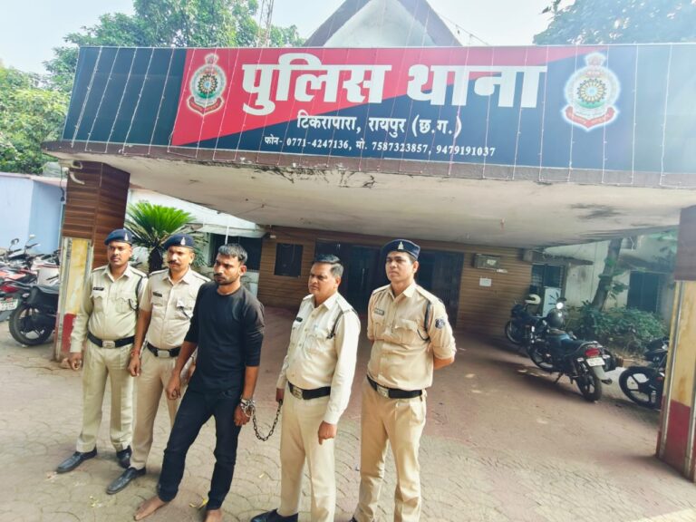 Crime news : पैरोल पर फरार बंदी राशिद अली उर्फ राजा बैझड अवैध हथियार के साथ गिरफ्तार