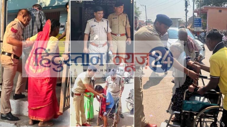 RAIPUR POLICE : रायपुर दक्षिण उपचुनाव में पुलिस का नया अवतार, सुरक्षा के साथ सेवा भी