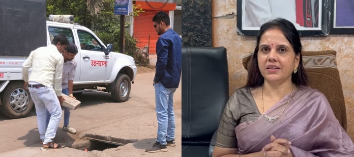 महापौर के निर्देश पर शहर में चेम्बरों को बन्द करने, कवर करने का अभियान सभी जोनों में तेजी से प्रगति पर