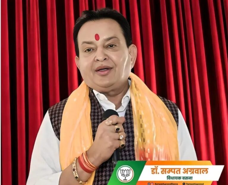 अहमदाबाद विमान हादसे ने पूरे देश को झकझोरा, विधायक डॉ संपत अग्रवाल ने कहा-अत्यंत हृदयविदारक और दुखद घटना है