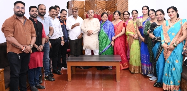 जगदलपुर सर्किट हाउस में उत्कल समाज द्वारा उत्तर विधायक पुरंदर मिश्रा का आत्मीय स्वागत