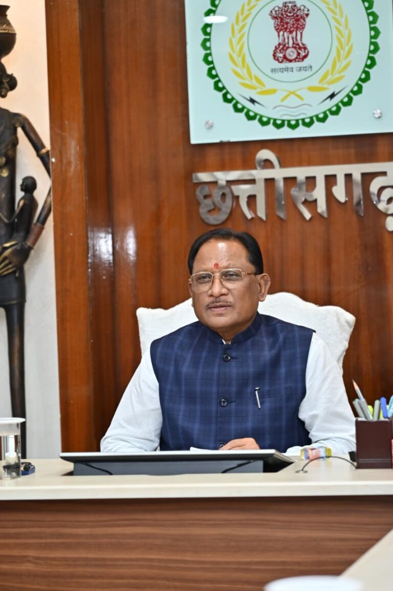 डबल इंजन की सरकार में छत्तीसगढ़ सहित पूरा देश बढ़ रहा आगे: मुख्यमंत्री साय