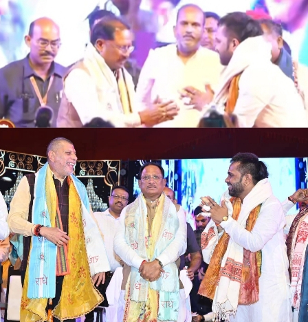 BIG BREAKNG : ‘धर्म वीर’ बने बसंत अग्रवाल, कृष्ण जन्माष्टमी के मंच पर पीठाधीश्वर ने दी उपाधि, मुख्यमंत्री ने की बधाई , धर्म वीर बसंत अग्रवाल’ के नारों से गूंज उठा मैदान