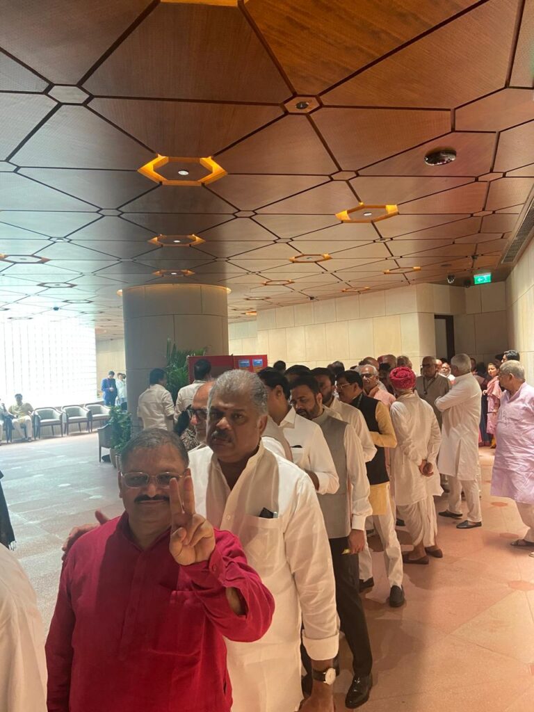 उप राष्ट्रपति निर्वाचन में भाजपा सांसदों ने सक्रिय सहभागिता निभाई