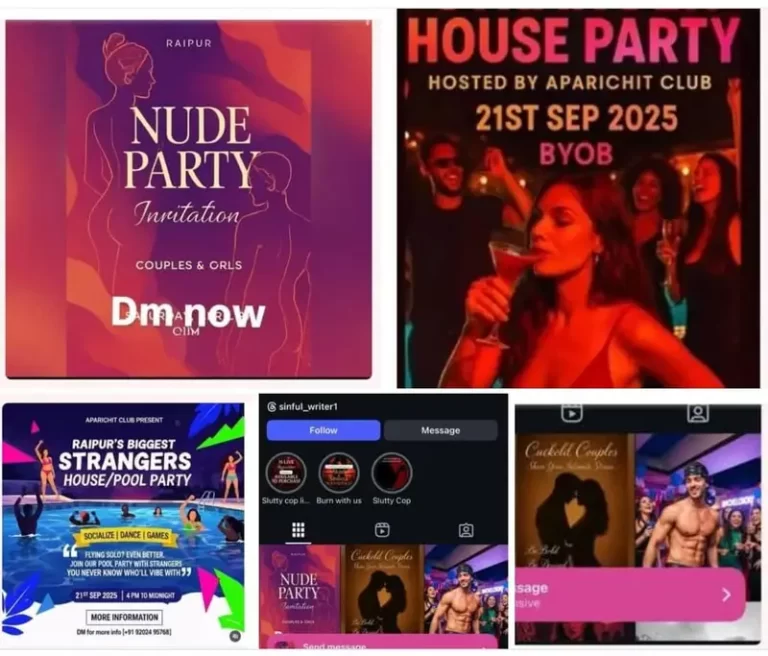 सोशल मीडिया पर वायरल रायपुर में ‘न्यूड पार्टी’ के पोस्टरों से मचा बवाल