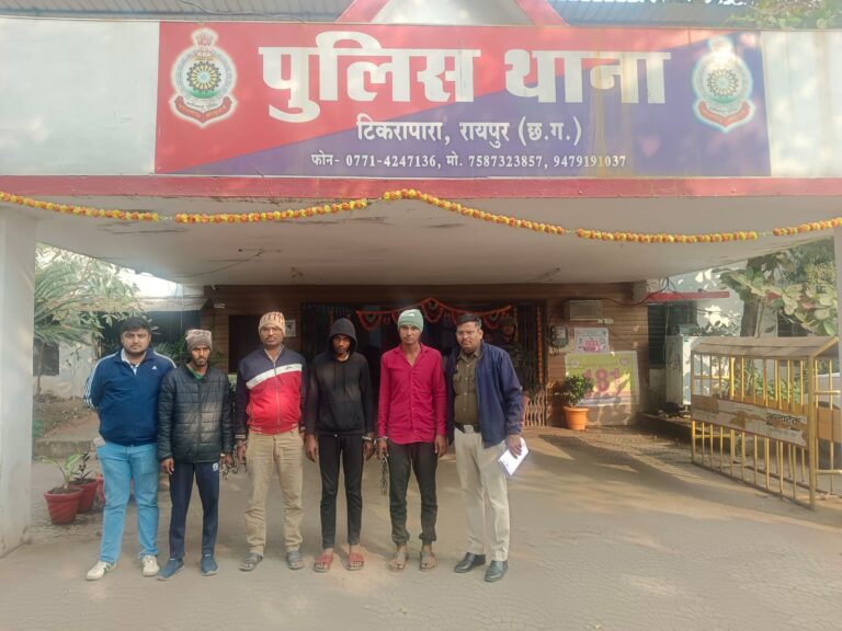 रायपुर पुलिस : मूर्ति तोड़कर धार्मिक भावनाओं को आहत पहुंचाने वाले 05 आरोपी गिरफ्तार