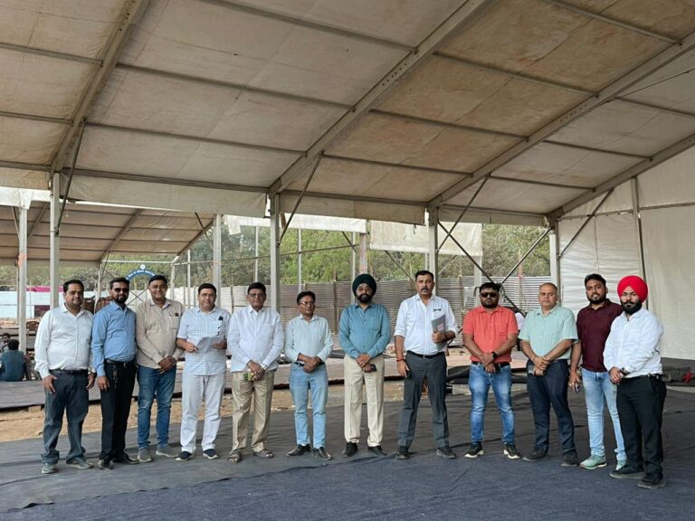 CAIT नेशनल ट्रेड एक्सपो 2026 की तैयारियों ने पकड़ी रफ्तार , डोम एवं टेंट निर्माण कार्य प्रारंभ, निरीक्षण हेतु मेला स्थल पहुँची CAIT टीम