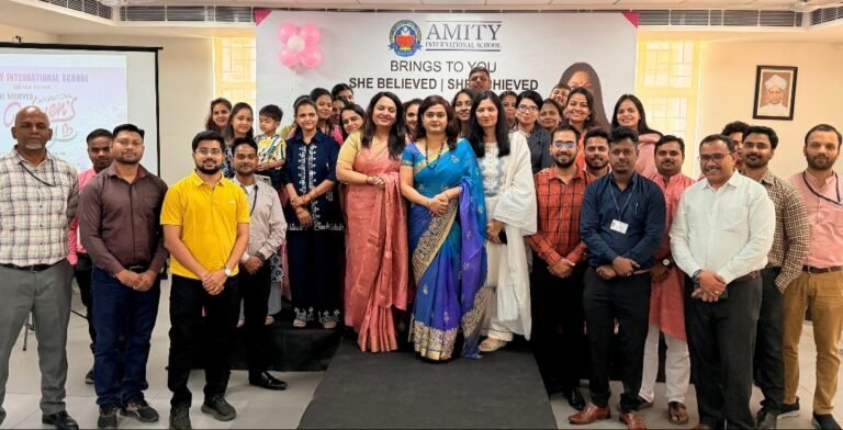 एमिटी इंटरनेशनल स्कूल नवा रायपुर में अंतरराष्ट्रीय महिला दिवस पर विशेष कार्यक्रम आयोजित