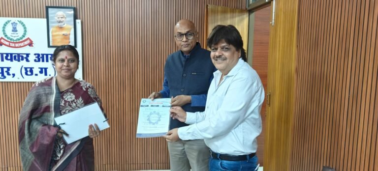 आयकर विभाग और व्यापारियों के बीच बढ़ेगा विश्वास, चेम्बर ने मुख्य आयकर आयुक्त को सौंपे महत्वपूर्ण सुझाव