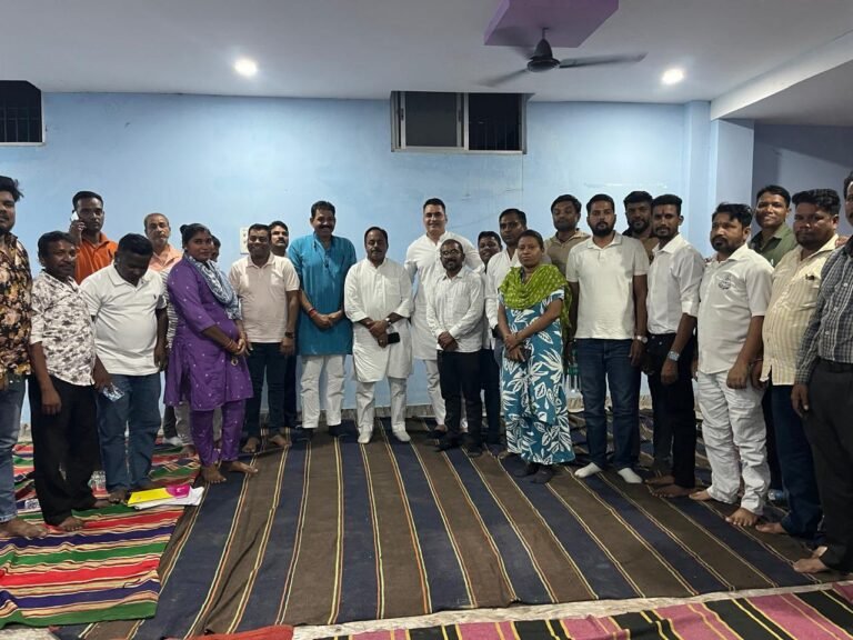 मदर टेरेसा वार्ड में वार्ड स्तरीय एवं बूथ स्तरीय बैठक आयोजित की गई