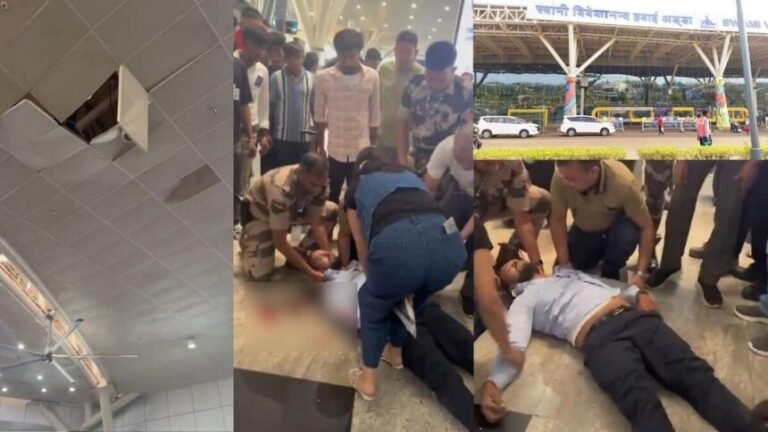 रायपुर एयरपोर्ट में बड़ा हादसा: 30 फीट ऊंचाई से गिरा मजदूर, इलाज के दौरान मौत