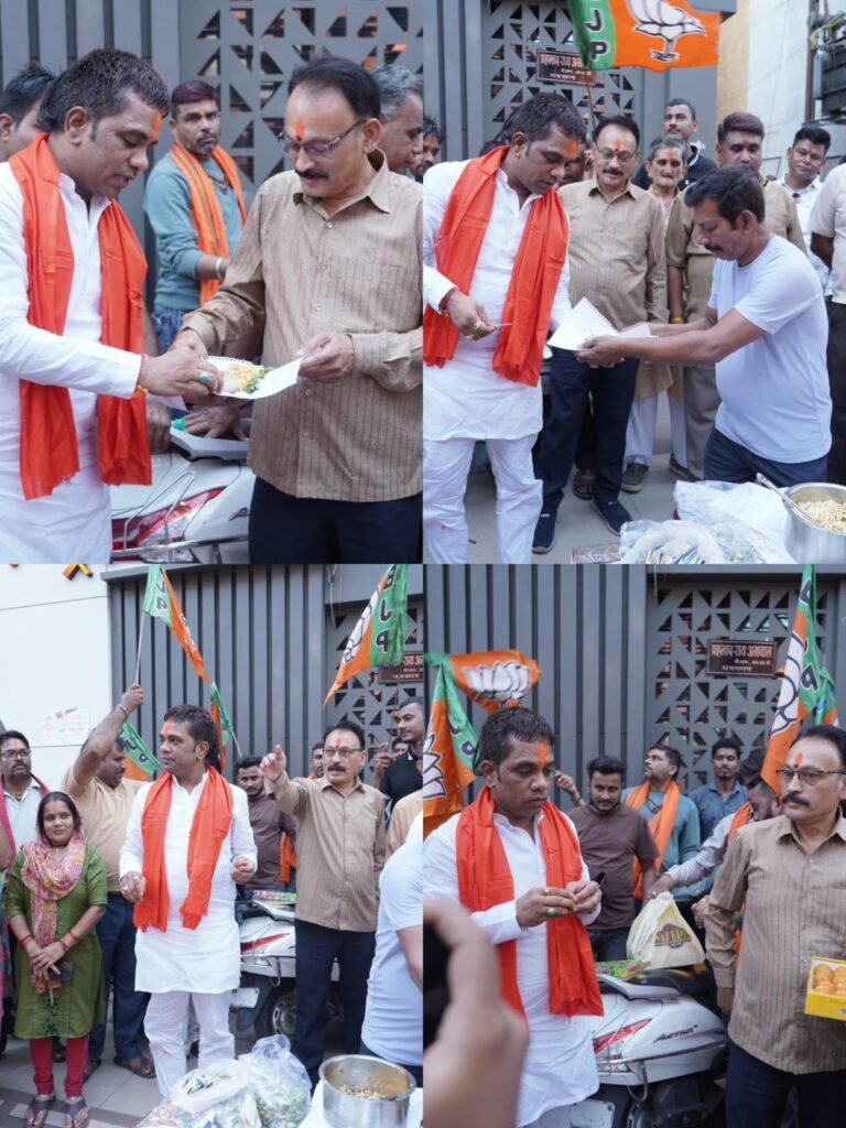बंगाल और असम में भाजपा की ऐतिहासिक जीत का जश्न, रायपुर में बसंत अग्रवाल ने समर्थकों संग मनाई खुशियां