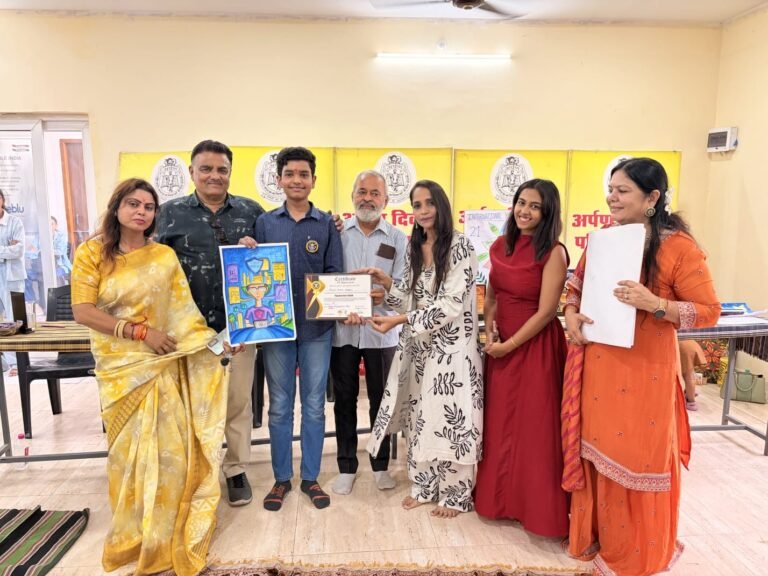 मारुति फाउंडेशन एवं हेरिटेज इंडिया ने फ्यूजन आर्ट 2026 साइबर जागरूकता विषय पर चित्रकला प्रतियोगिता का आयोजन किया
