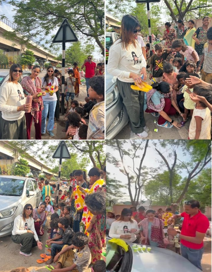 भीषण गर्मी में जरूरतमंदों के लिए मददगार बना कनिष्का फाउंडेशन, बच्चों और परिवारों को बांटी चप्पल, कपड़े व नाश्ता