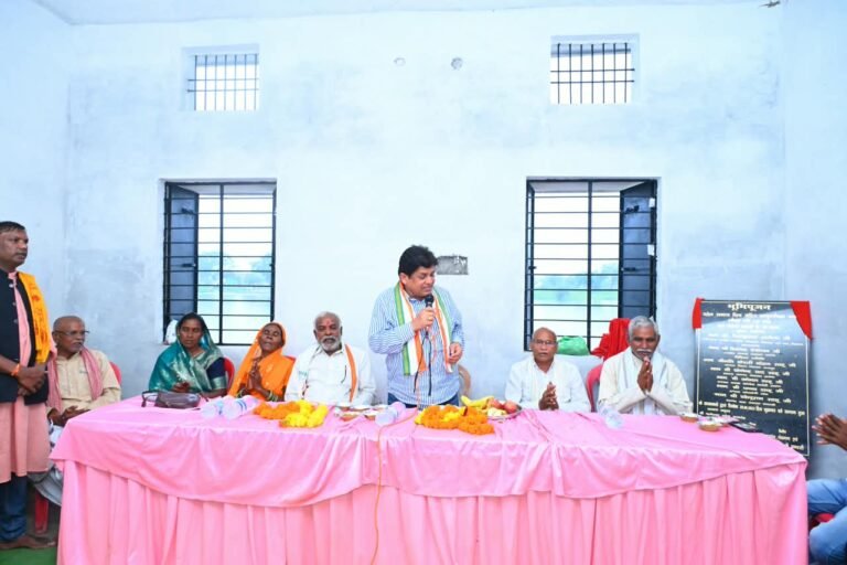 “जिस भवन का बोया था बीज, उसी का काटा फल”: डॉ. शिवकुमार डहरिया ने किया 6.50 लाख के पटेल भवन का लोकार्पण
