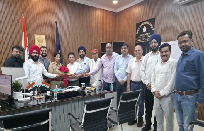 कैट ने पुलिस उपायुक्त (उत्तर क्षेत्र) दीपमाला कश्यप (C.P.S.) से की भेंट