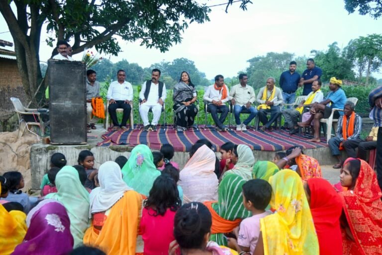 गांव-बस्ती चलो अभियान के तहत मंत्री लक्ष्मी राजवाड़े ने ग्रामीणों से किया सीधा संवाद