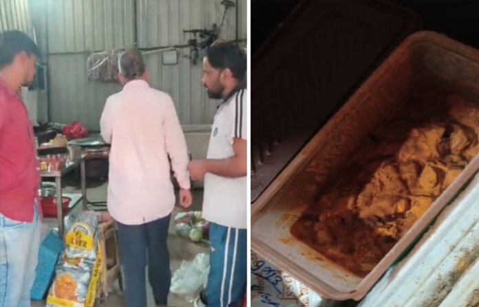 गणेश चतुर्थी पर मांस-मटन बिक्री प्रतिबंध का उल्लंघन, चिकन बेचते पकड़ा गया फूड सेंटर गणेश चतुर्थी पर मांस-मटन बिक्री प्रतिबंध का उल्लंघन, चिकन बेचते पकड़ा गया फूड सेंटर