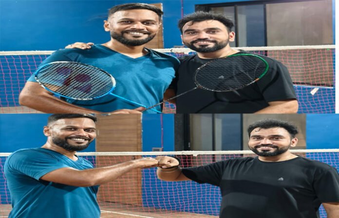 आनंदभूमि में बैडमिंटन प्रतियोगिता का समापन, हेमसागर-प्रतीक की जोड़ी बनी विजेता