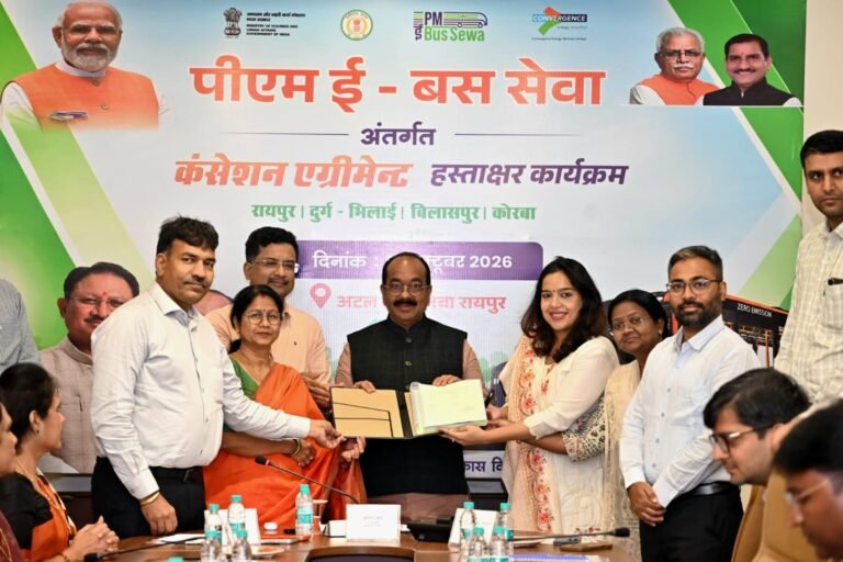 छत्तीसगढ़ के 4 शहरों में दौड़ेंगी 240 ई-बसें, नवंबर से बिलासपुर-भिलाई में शुरू होगा संचालन