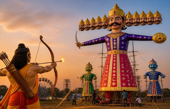 रायपुर में दशहरे की धूम, WRS मैदान में 101 फीट ऊंचे रावण का होगा दहन, 250 जवान संभालेंगे सुरक्षा की कमान रायपुर में दशहरे की धूम, WRS मैदान में 101 फीट ऊंचे रावण का होगा दहन, 250 जवान संभालेंगे सुरक्षा की कमान